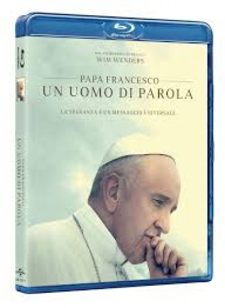 Locandina italiana DVD e BLU RAY Papa Francesco - Un uomo di parola 